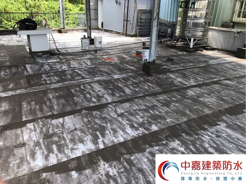 台北市/北投區/陳公館 使用工法 : 屋頂免打除防水施工/耐候型壓克力防水工法《中嘉建築防水》