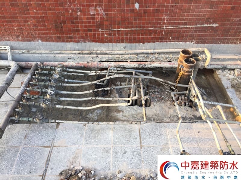 台北市/大安區/社區管委會 使用工法 : 建築物漏水整修工程/屋頂局部防水修復《中嘉建築防水》