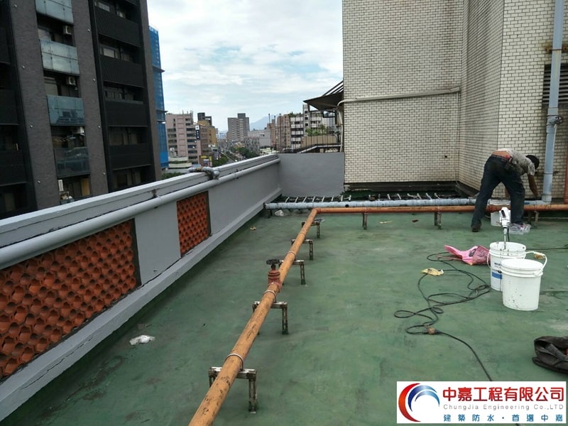 台北市/文山區/張先生公館 使用工法 : 屋頂免打除防水施工/PVC/TPO防水工法《中嘉建築防水》