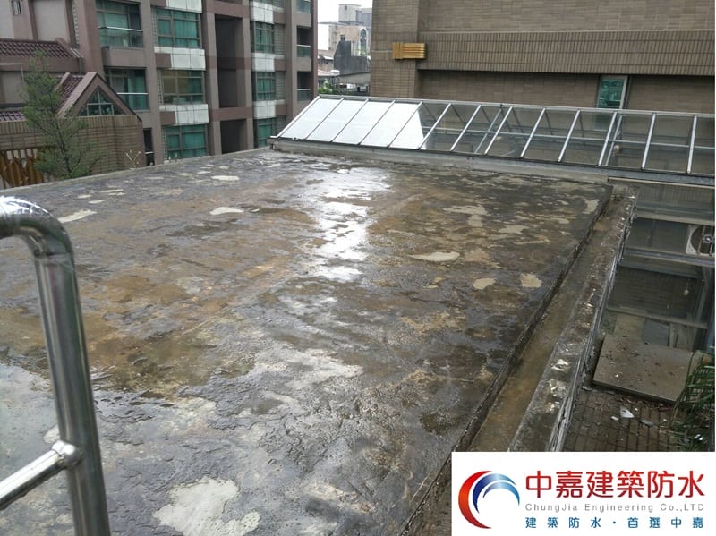 台北市/大安區/林公館 使用工法 : 屋頂免打除防水施工/PVC/TPO防水工法《中嘉建築防水》