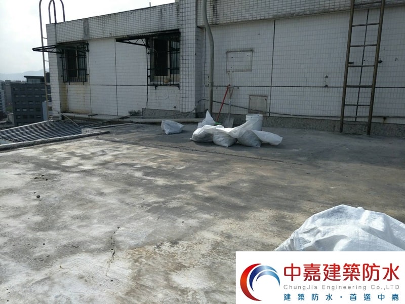 台北市/中山區/林公館 使用工法 : 屋頂免打除防水施工/PVC/TPO防水工法《中嘉建築防水》