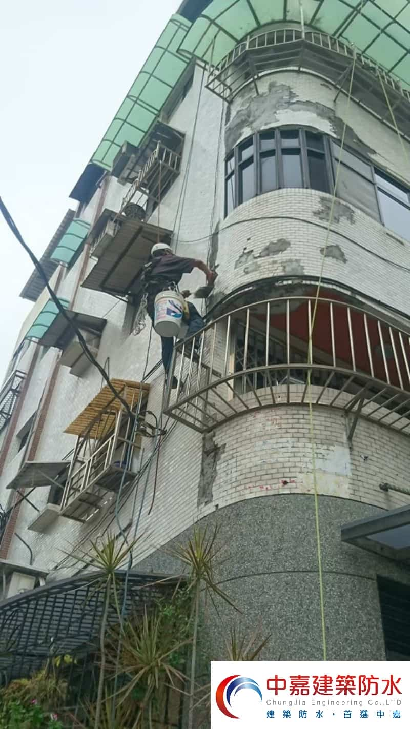 台北市/北投區/劉公館 使用工法 : 建築物外牆防水工程/壓克力防水工法《中嘉建築防水》